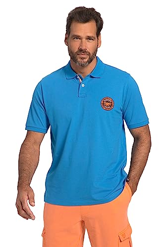 JP 1880 Herren große Größen Übergrößen Menswear L-8XL Poloshirt FLEXNAMIC®, Halbarm Aqua 4XL 818477763-4XL von JP 1880