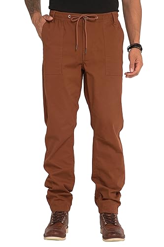 JP 1880 Herren große Größen Übergrößen Menswear L-8XL Schlupfhose FLEXNAMIC®, Twill, Modern Fit, große Taschen, bis 8 XL rostorange 8XL 820730679-8XL von JP 1880