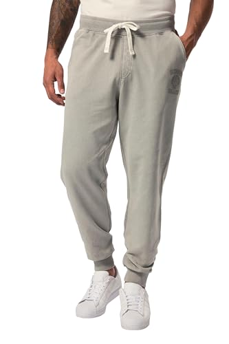 JP 1880 Herren große Größen Übergrößen Menswear L-8XL Sweatpants, Jogginghose, Vintage-Wash, Elastikbund, bis 8 XL Mittelgrau XL 825979186-XL von JP 1880