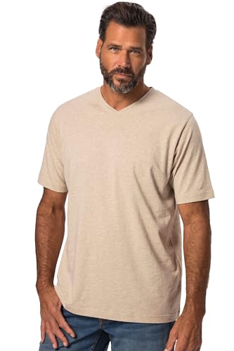 JP 1880 Herren große Größen Übergrößen Menswear L-8XL T-Shirt, Basic, V-Ausschnitt, bis 8XL Natur Melange XL 702415201-XL JP 1880 Herren große Größen Übergrößen Menswear L-8XL T-Shirt, Basic, V-Ausschnitt, bis 8XL Natur Melange XL 702415201-XL von JP 1880