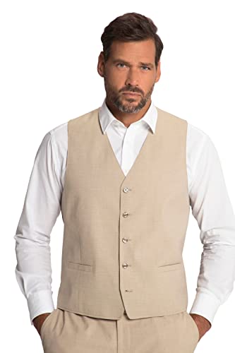 JP 1880 Herren große Größen Übergrößen Menswear L-8XL Weste, Business, FLEXNAMIC®, Baukasten Paris, bis Gr.36/72/134 sandgrau 33 815914315-33 von JP 1880