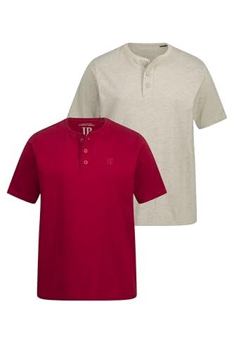 JP 1880, Herren, Große Größen, Henleys, 2er-Pack von JP 1880