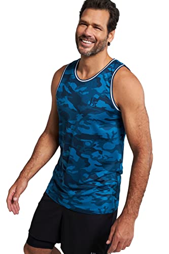 Jay-PI Jay-PI Tanktop Camouflage Mittelblau XXL 804807753-XXL von JP 1880