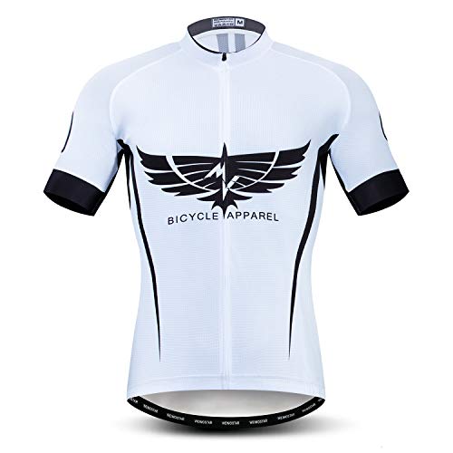 Fahrradtrikot für Herren, Mountainbike-Trikot, Jacke mit Tasche, reflektierend, Jungen, Fly, XL(Your Chest 42.5"-45.6") von JPOJPO
