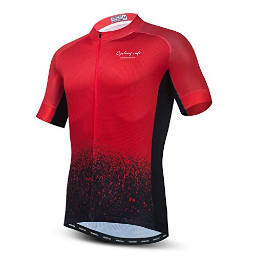 Herren-Fahrradtrikot, kurzärmelig, Farbverlauf, bunt, S-3XL, Cf0393-sj, 3X-Groß von JPOJPO