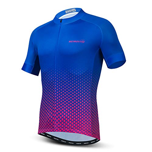 Herren Radtrikot Fahrrad Kurzarm Shirt Tops Farbverlauf Bunt S-3XL - - XL (Höhe 175/185 cm Gewitch 79/99 kg) von JPOJPO