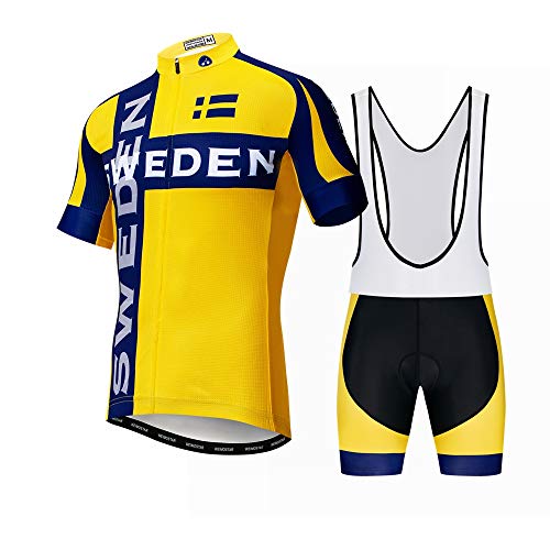 JPOJPO Cycling Jersey for Men Pro Team Bicycle Clothing MTB Bike Jerseys Shorts Set Sweden von JPOJPO