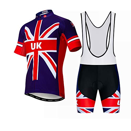 JPOJPO Fahrradtrikot für Herren Pro Team Fahrradbekleidung MTB Fahrrad Trikots Shorts Set UK von JPOJPO