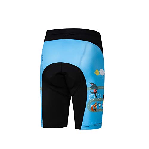 Jpojpo Fahrrad-Shorts für Kinder, kurze Hose, 4D-Gel-gepolsterte Fahrradhose XXL Miko von JPOJPO