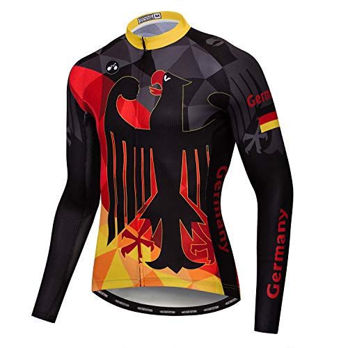 Men's Cycling Jersey Long Sleeve Pro Brand Team Reflective Bicycle Shirts Jacket USA von JPOJPO