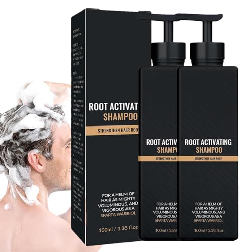 Haarverdickungsshampoo | Verdickendes Shampoo mit voller Dichte - 100 ml natürliches feuchtigkeitsspendendes Shampoo für alle Haartypen, Männer und Frauen von JPSDOWS