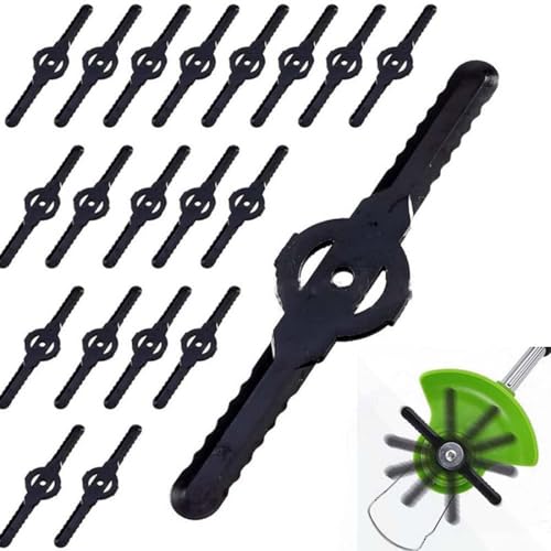 20 Stück Rasentrimmer Ersatzmesser,Kunststoff Ersatzmesser Trimmer,Rasentrimmer Messer,Rasentrimmer Messer Kunststoff Ersatzmesser Set Kunststoffmesser für EinhSell Rasentrimmer Zubehör 20 Stück Rasentrimmer Ersatzmesser,Kunststoff Ersatzmesser Trimmer,Rasentrimmer Messer,Rasentrimmer Messer Kunststoff Ersatzmesser Set Kunststoffmesser für EinhSell Rasentrimmer Zubehör von JRYXDS