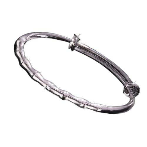 JRZEOCI Verstellbares Damenarmband – 925Er Vintage-Armbänder Aus Feinem Bambus, Armreifen Für Frauen, Mode, Party, Hochzeit, Accessoires, Schmuck, Geschenke, Weiß, Verstellbar von JRZEOCI