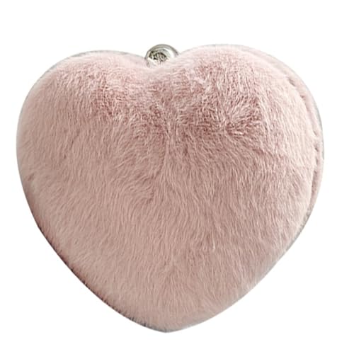 JSGHGDF Abendtasche in Herzform, Plüsch, Herzform, Münzbörse, Handygeldbörse, Geldbörse, Abendtasche, Münze für Hochzeit, Abschlussball, rose JSGHGDF Abendtasche in Herzform, Plüsch, Herzform, Münzbörse, Handygeldbörse, Geldbörse, Abendtasche, Münze für Hochzeit, Abschlussball, rose von JSGHGDF