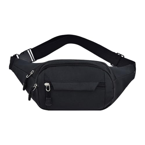 JSGHGDF Packung für Männer und Frauen, spritzwassergeschützt, Umhängetasche, Brusttasche, modische Schultertasche, vielseitig, trendige Hüfttaschen, Schwarz JSGHGDF Packung für Männer und Frauen, spritzwassergeschützt, Umhängetasche, Brusttasche, modische Schultertasche, vielseitig, trendige Hüfttaschen, Schwarz von JSGHGDF