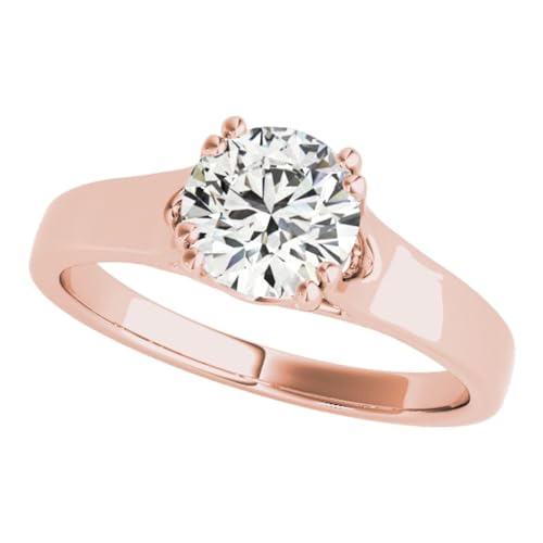 JTC LTD Verlobungsring Damen mit Labordiamant Runder Brillantschliff D/VS | Doppel-Krappenfassung | 9K Roségold Ring | 1.50Kt Größe 54 JTC LTD Verlobungsring Damen mit Labordiamant Runder Brillantschliff D/VS | Doppel-Krappenfassung | 9K Roségold Ring | 1.50Kt Größe 54 von JTC LTD
