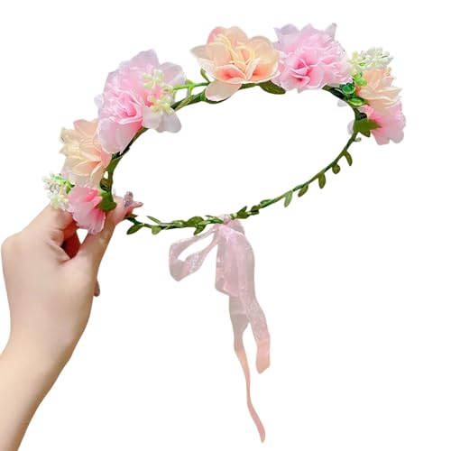 Kinder Blumen Haar Band Zarte Tüll Kronen Kopfstück Haarkranz Haardekoration Für Brautjungfernereignisse Und Feierlichkeiten Bequeme Mädchen Haarzubehör Kinder Blumen Haar Band Zarte Tüll Kronen Kopfstück Haarkranz Haardekoration Für Brautjungfernereignisse Und Feierlichkeiten Bequeme Mädchen Haarzubehör von JTQYFI