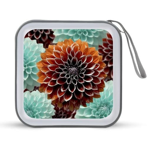 JTREHY CD-Hülle mit 40 Blatt Kapazität, Dahlie-Blumen-Druck, tragbar, Reißverschluss, CD-DVD-Hülle, große Kapazität, CD-Brieftasche für Auto, Zuhause, Büro, Spiele, Disc, Audio-Musik, Dahlien-Blume, JTREHY CD-Hülle mit 40 Blatt Kapazität, Dahlie-Blumen-Druck, tragbar, Reißverschluss, CD-DVD-Hülle, große Kapazität, CD-Brieftasche für Auto, Zuhause, Büro, Spiele, Disc, Audio-Musik, Dahlien-Blume, von JTREHY