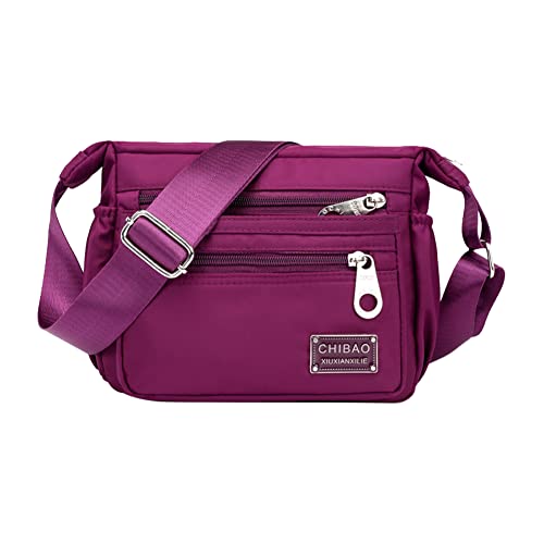 JUCHRZEY Messenger Bags, große Kapazität, Handtaschen for Frauen mittleren Alters, lässige Alltagstasche, wasserdicht, Geschenk for Frauen, Mädchen, Freunde von JUCHRZEY