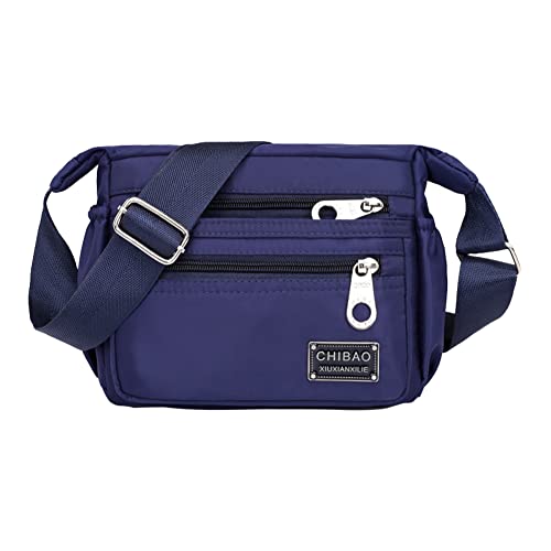 JUCHRZEY Messenger-Taschen, große Kapazität, Handtaschen for Frauen mittleren Alters, wasserdichte Umhängetasche, Nylon, Geschenk for Frauen, Mädchen, Freunde von JUCHRZEY