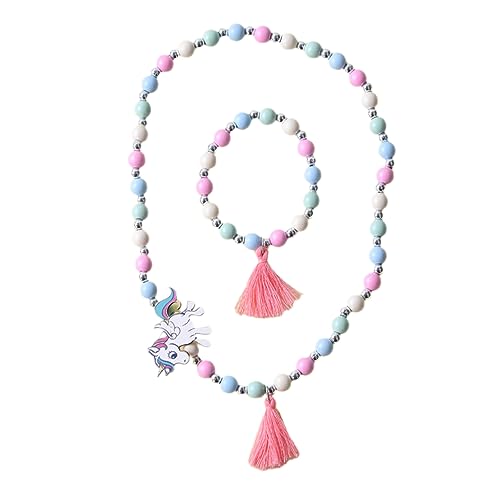 JUMPLAWN 1Satz Holzperlen für Einhorn Halskette Armband Schmuckset aus Holz für Partys Geburtstagsfeiern und Tägliches Rutschfest und Langlebig JUMPLAWN 1Satz Holzperlen für Einhorn Halskette Armband Schmuckset aus Holz für Partys Geburtstagsfeiern und Tägliches Rutschfest und Langlebig von JUMPLAWN