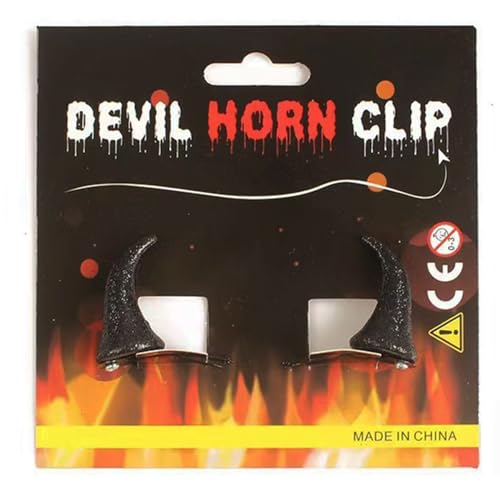 2pcs Halloween Haarclip Süße Teufel Horn Haarnadeln Party Haare Barrettes Fastener Französisches Haar Bögen Haarzubehör 2pcs Halloween Haarclip Süße Teufel Horn Haarnadeln Party Haare Barrettes Fastener Französisches Haar Bögen Haarzubehör von JUNNASALIKER