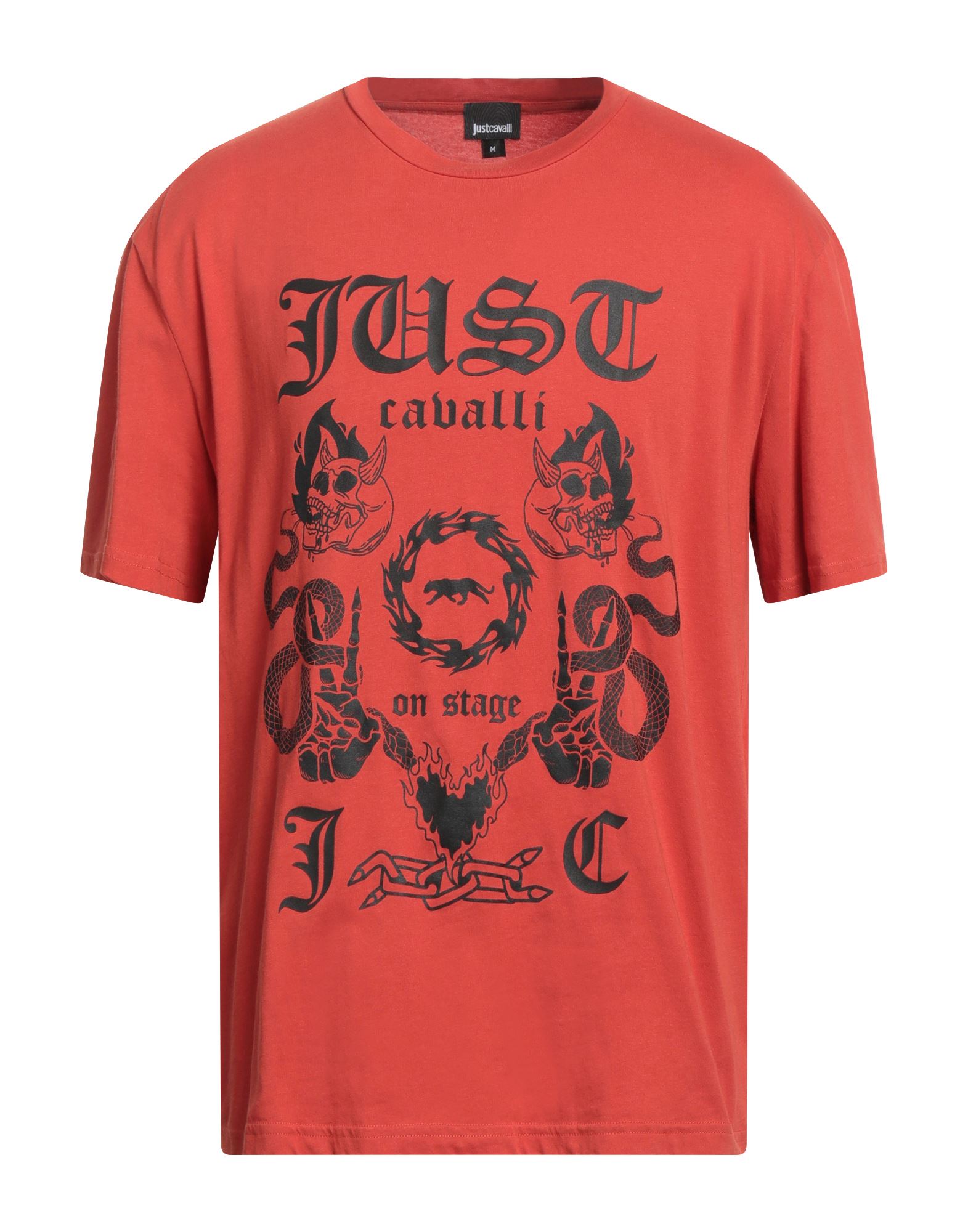 JUST CAVALLI T-shirts Herren Tomatenrot von JUST CAVALLI