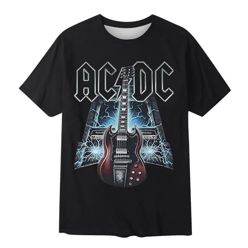 JUTOO Blitzangebote des Tages, ACDC Power Up Tour Shirt 2024 Fanartikel Für Herren Damen Tshirt T Warehouse Deals Angebote (4XL, Black) von JUTOO