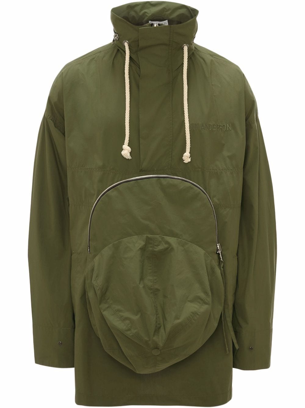 JW Anderson Jacke mit Tasche im Cap-Style - Grün von JW Anderson