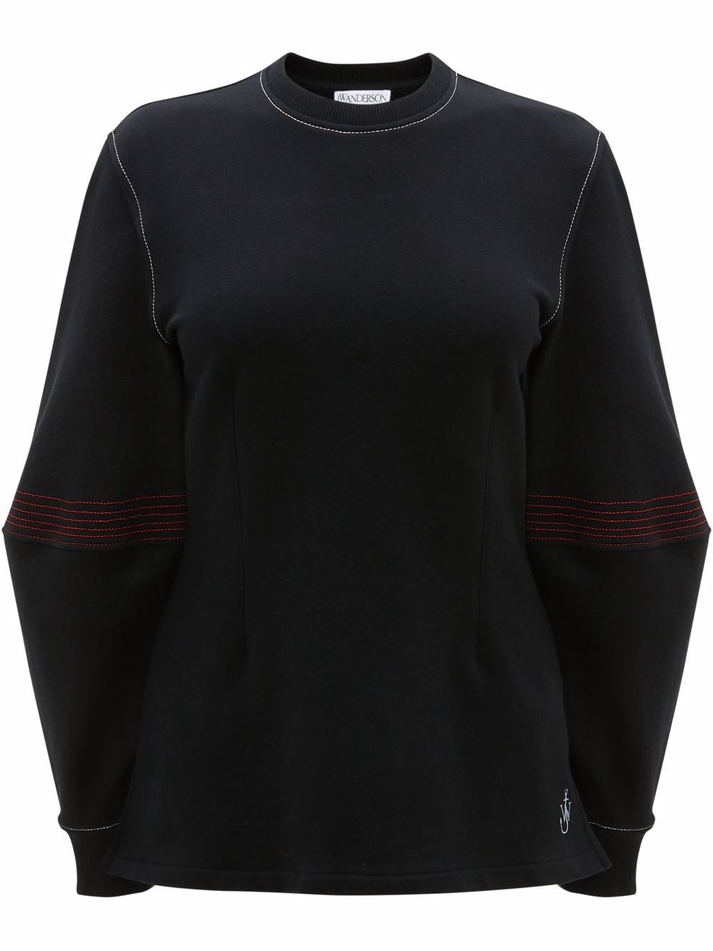 JW Anderson Sweatshirt mit weiten Ärmeln - Schwarz von JW Anderson