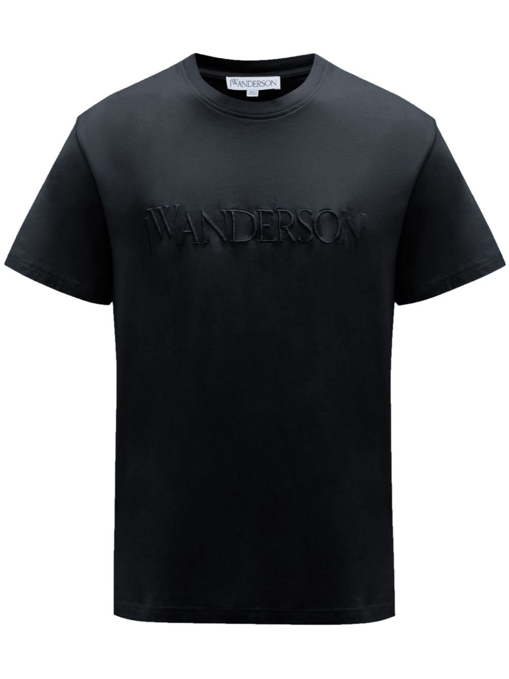 JW Anderson T-Shirt mit Logo-Stickerei - Schwarz von JW Anderson