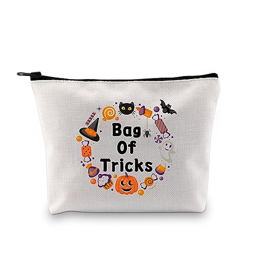 JXGZSO Lustige Hallowmas Geschenktüte mit Tricks Make-up-Tasche Hallowmas Organizer Tasche Gothic Themed Kosmetiktasche, Tasche mit Tricks von JXGZSO