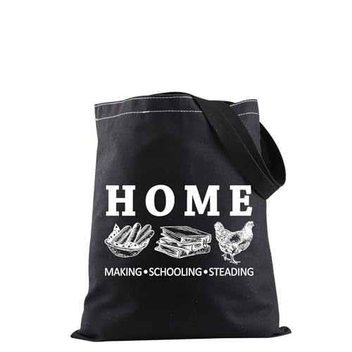 JXGZSO Lustige Homemaking Homeschooling Homesteading Tote Bag Homestead Mama Geschenk Homeschool Mama Geschenk, Homesteading Tote, Einheitsgröße von JXGZSO