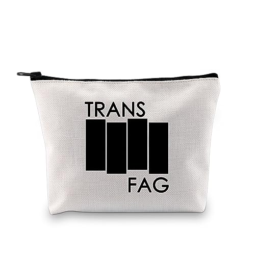 JXGZSO Lustiges LGBT-Geschenk Pride Regenbogen Kosmetiktasche Trans Fag Love Is Love Geschenk Stolz Monat Organizer Tasche LGBTQ Gay inspirierendes Geschenk, Trans Fag von JXGZSO