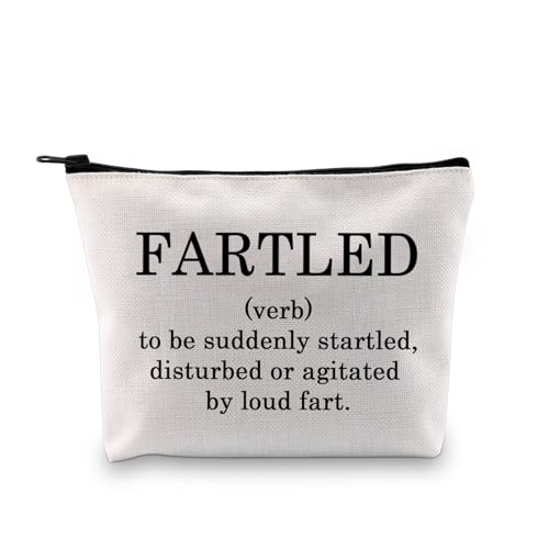 JXGZSO Lustiges Toiletten-Humor-Geschenk, sarkastischer Spruch, Kulturbeutel, Gasfurz, Geschenk, gefurzt, Definitionstasche, wer Farted unhöfliches Geschenk für Frauen, Fartled Definition Tasche von JXGZSO