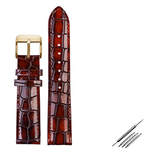 JZFOACHR Krokodiltextur Kalbsleder Leder Uhrengurt18mm 20mm 22mm Uhrband für Männer Frauen ansehen Band solide Schnalle JZFOACHR Krokodiltextur Kalbsleder Leder Uhrengurt18mm 20mm 22mm Uhrband für Männer Frauen ansehen Band solide Schnalle von JZFOACHR