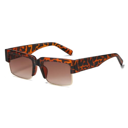 JZWCHQ Halb-Sonnenbrille für Damen, Vintage-Stil, UV400, Brillen, braun, Einheitsgröße JZWCHQ Halb-Sonnenbrille für Damen, Vintage-Stil, UV400, Brillen, braun, Einheitsgröße von JZWCHQ