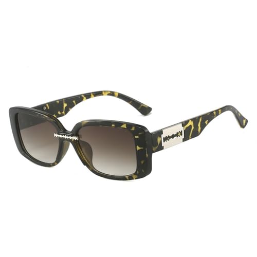 JZWCHQ Rechteckige Sonnenbrille für Herren und Damen, bunt, Vintage-Stil, PC-Linse, Rasierer, Dekoration, Rahmen, Brillen, UV400, C3, Einheitsgröße JZWCHQ Rechteckige Sonnenbrille für Herren und Damen, bunt, Vintage-Stil, PC-Linse, Rasierer, Dekoration, Rahmen, Brillen, UV400, C3, Einheitsgröße von JZWCHQ
