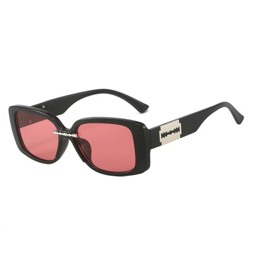 JZWCHQ Rechteckige Sonnenbrille für Herren und Damen, bunt, Vintage-Stil, PC-Linse, Rasierer, Dekoration, Rahmen, Brillen, UV400, c2, Einheitsgröße JZWCHQ Rechteckige Sonnenbrille für Herren und Damen, bunt, Vintage-Stil, PC-Linse, Rasierer, Dekoration, Rahmen, Brillen, UV400, c2, Einheitsgröße von JZWCHQ