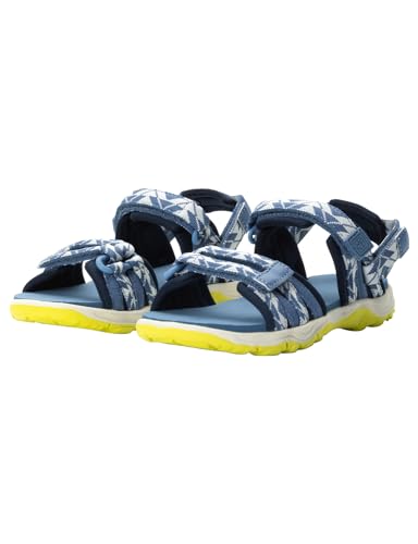 Jack Wolfskin Jungen 2 in 1 Sandal K Sandale, Fischer, Elemental Blue, 37 EU von Jack Wolfskin