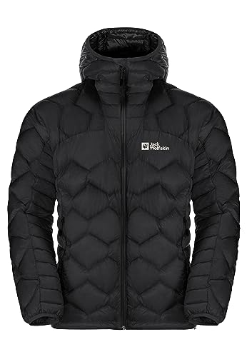 Jack Wolfskin ALPSPITZE DOWN HOODY M black L von Jack Wolfskin