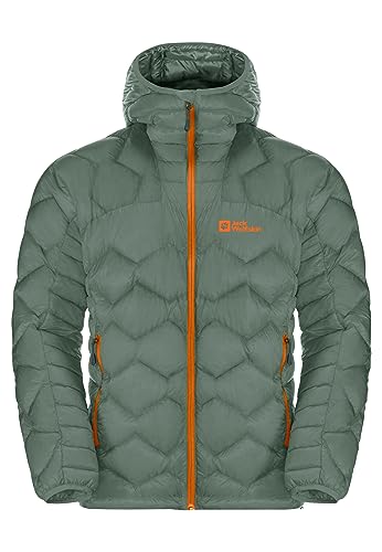 Jack Wolfskin ALPSPITZE DOWN HOODY M hedge green L von Jack Wolfskin