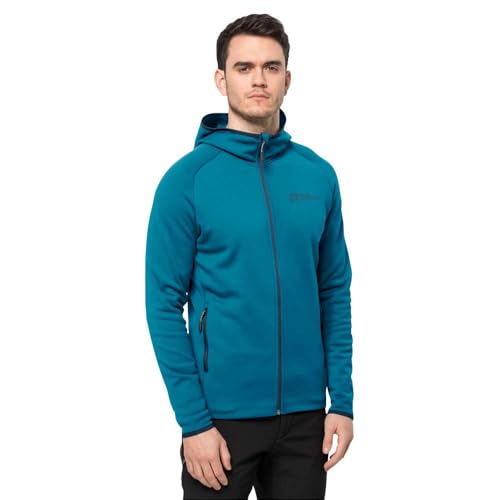 Jack Wolfskin BAISELBERG Hooded FZ M Everest Blue - XXL von Jack Wolfskin