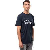 Jack Wolfskin Brand T-Shirt Men Funktionsshirt Herren 3XL blau night blue von Jack Wolfskin