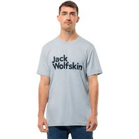 Jack Wolfskin Brand T-Shirt Men Funktionsshirt Herren 3XL soft blue soft blue von Jack Wolfskin