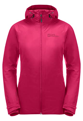 Jack Wolfskin Damen Glaabach 3ln1 Jacke, Cranberry, M von Jack Wolfskin