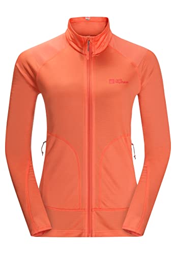 Jack Wolfskin Damen Kammweg Fleecejacke, Guave, XS von Jack Wolfskin