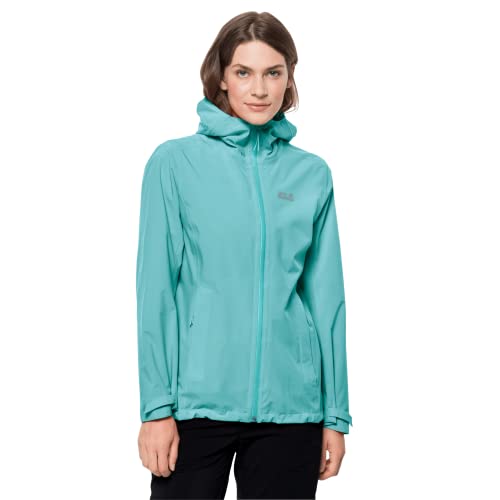 Jack Wolfskin Damen Pack & Go Shell W Jacke, Peppermint, Small von Jack Wolfskin