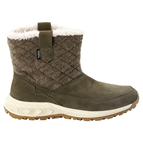 Jack Wolfskin Damen Queenstown Texapore Boot W, Khaki / Grey, 42.5 EU von Jack Wolfskin