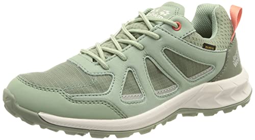 Jack Wolfskin Damen Woodland 2 Texapore Low W Sneaker, Light Green/White, 37.5 EU von Jack Wolfskin